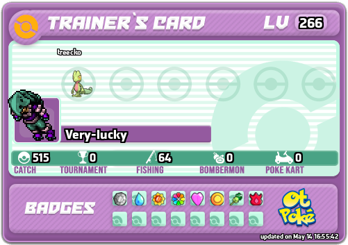 Very-lucky Card otPokemon.com
