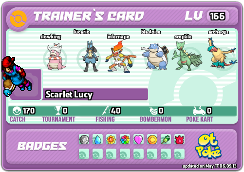 Scarlet Lucy Card otPokemon.com