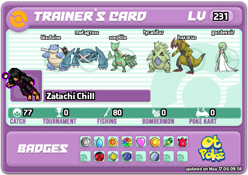 Zatachi Chill Card otPokemon.com