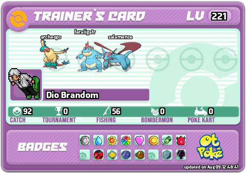 Dio Brandom Card otPokemon.com