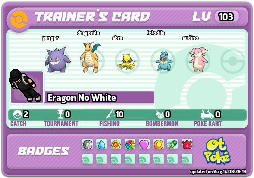 Eragon No White Card otPokemon.com