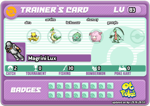 Magrini Lux Card otPokemon.com