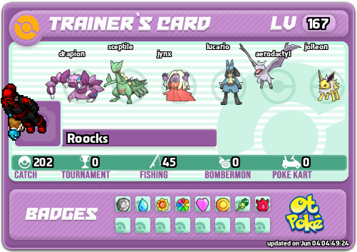Roocks Card otPokemon.com