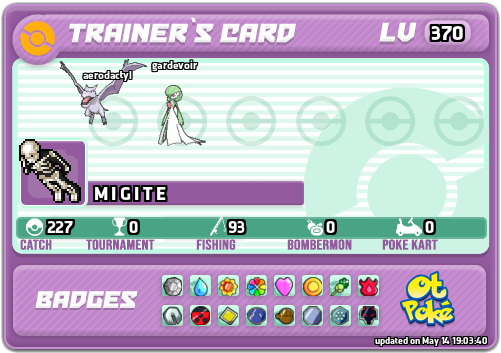 M I G I T E Card otPokemon.com