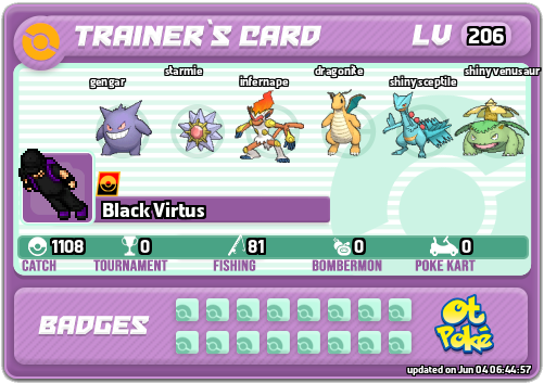 Black Virtus Card otPokemon.com