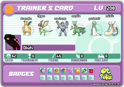 Diufs Card otPokemon.com