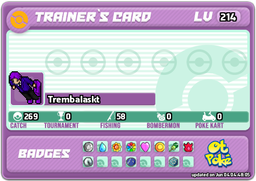 Trembalaskt Card otPokemon.com