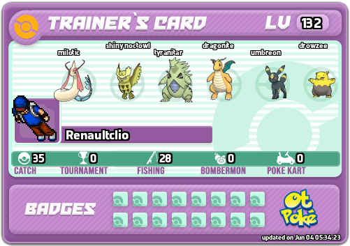 Renaultclio Card otPokemon.com