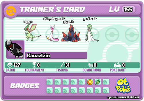 Kauaztzin Card otPokemon.com