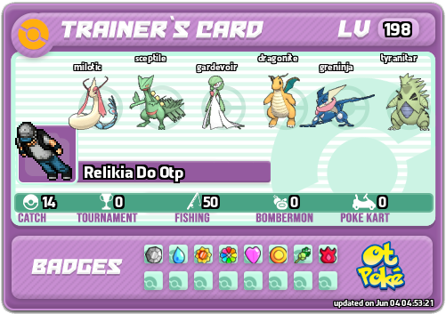 Relikia Do Otp Card otPokemon.com