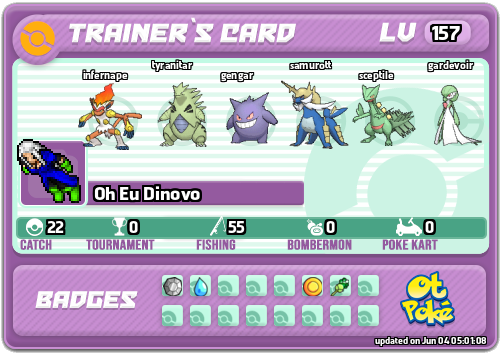 Oh Eu Dinovo Card otPokemon.com