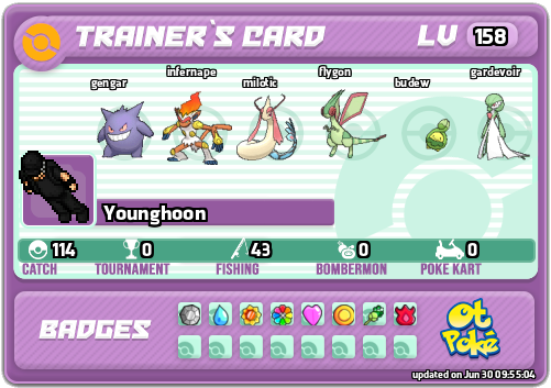 Younghoon Card otPokemon.com