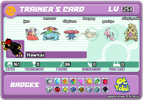 Hawkai Card otPokemon.com