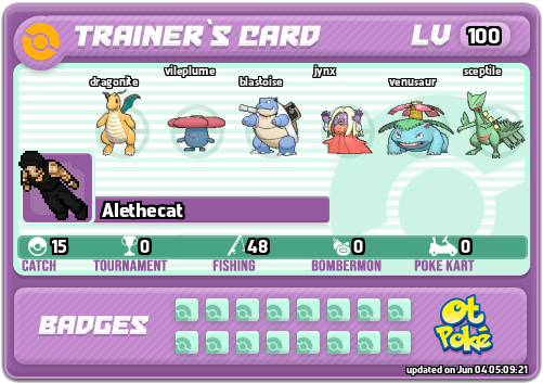 Alethecat Card otPokemon.com