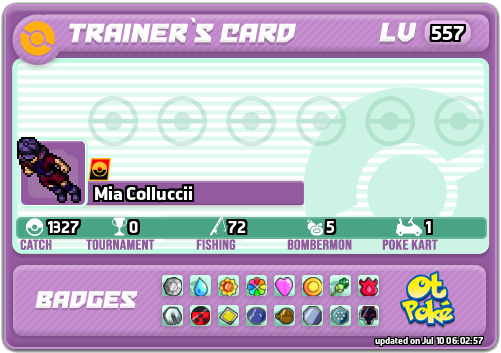 Mia Colluccii Card otPokemon.com