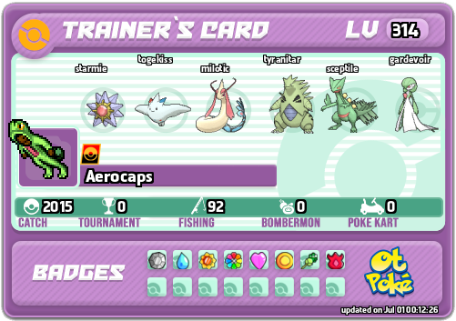 Aerocaps Card otPokemon.com