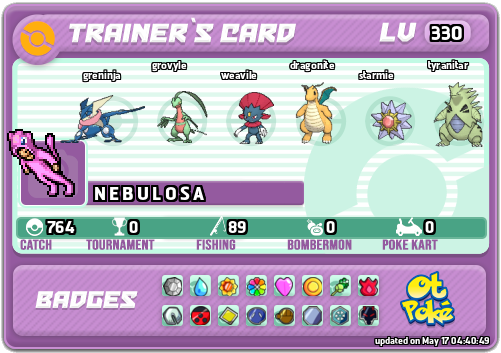 N E B U L O S A Card otPokemon.com
