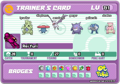 Rei Yuri Card otPokemon.com