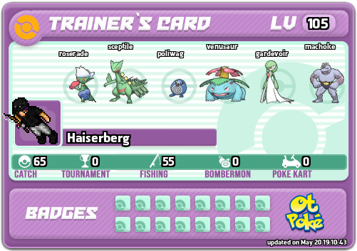 Haiserberg Card otPokemon.com