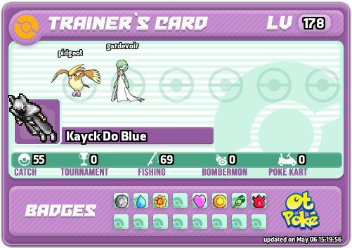 Kayck Do Blue Card otPokemon.com
