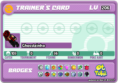 Ghosstzinho Card otPokemon.com