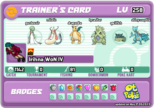 Irihna WoN IV Card otPokemon.com