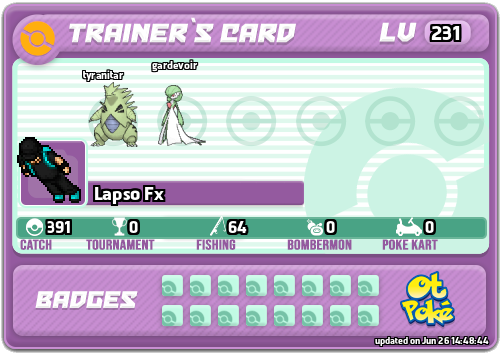 Lapso Fx Card otPokemon.com