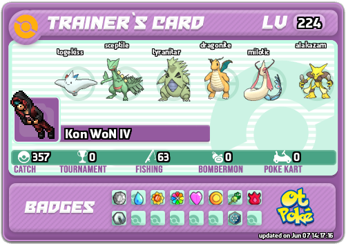 Kon WoN IV Card otPokemon.com
