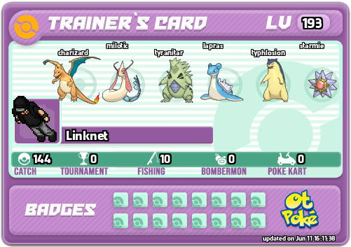 Linknet Card otPokemon.com