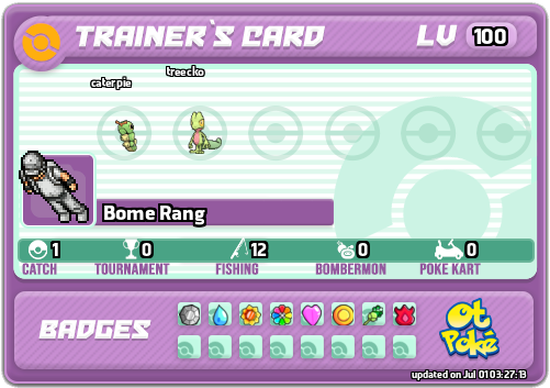 Bome Rang Card otPokemon.com