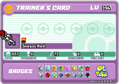 Sneaxx Red Card otPokemon.com