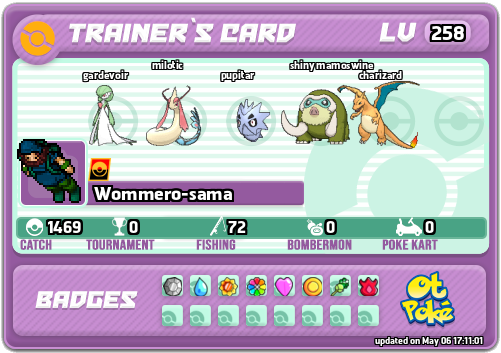 Wommero-sama Card otPokemon.com