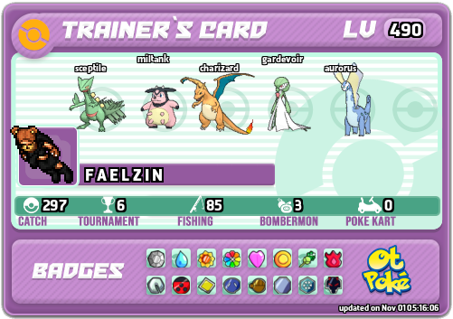 F A E L Z I N Card otPokemon.com