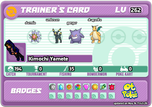 Kimochi Yamete Card otPokemon.com