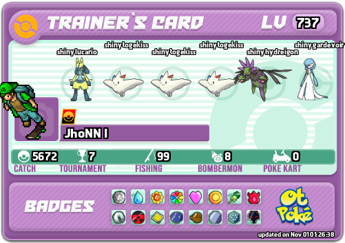 JhoNN I Card otPokemon.com