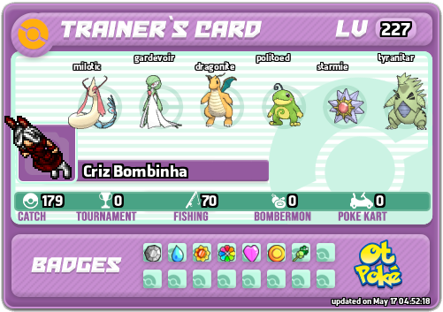 Criz Bombinha Card otPokemon.com