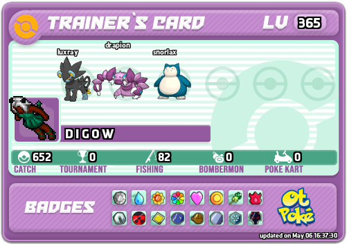 D I G O W Card otPokemon.com