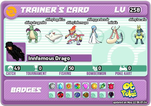 Innfamous Drago Card otPokemon.com