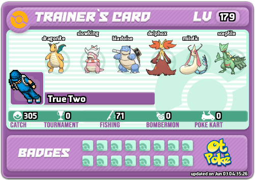 True Two Card otPokemon.com