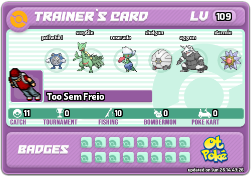 Too Sem Freio Card otPokemon.com