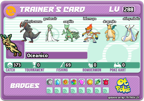 Oceanico Card otPokemon.com