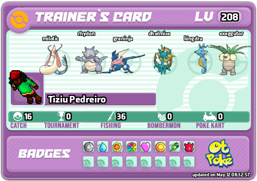 Tiziu Pedreiro Card otPokemon.com