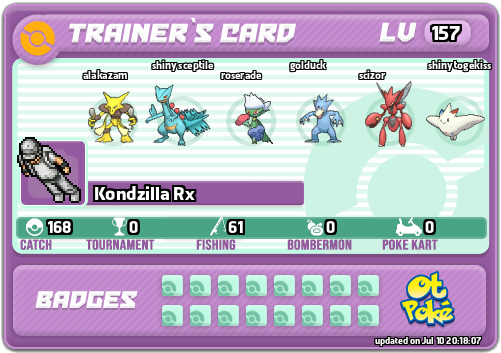 Kondzilla Rx Card otPokemon.com