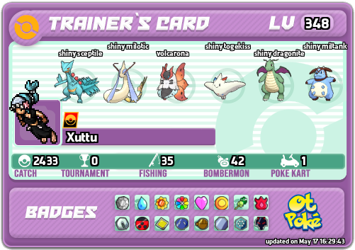 Xuttu Card otPokemon.com