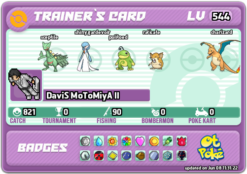 DaviS MoToMiyA ll Card otPokemon.com