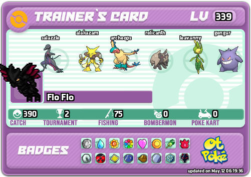 Flo Flo Card otPokemon.com