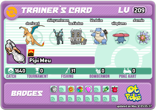 Pipi Meu Card otPokemon.com