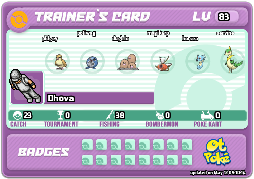 Dhova Card otPokemon.com