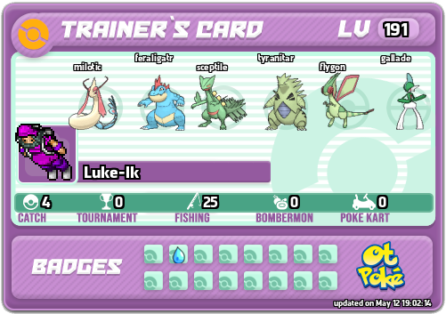 Luke-lk Card otPokemon.com