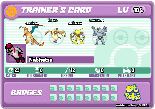 Nabhetse Card otPokemon.com